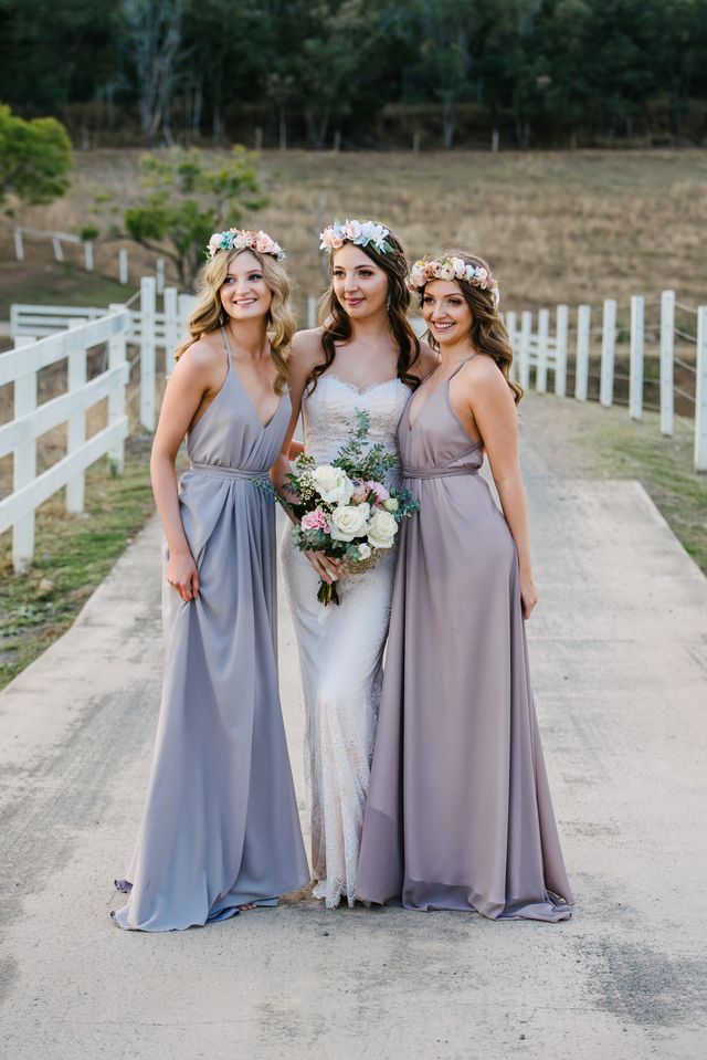 Xanadu Gown in Chiffon - Mocha | Sale