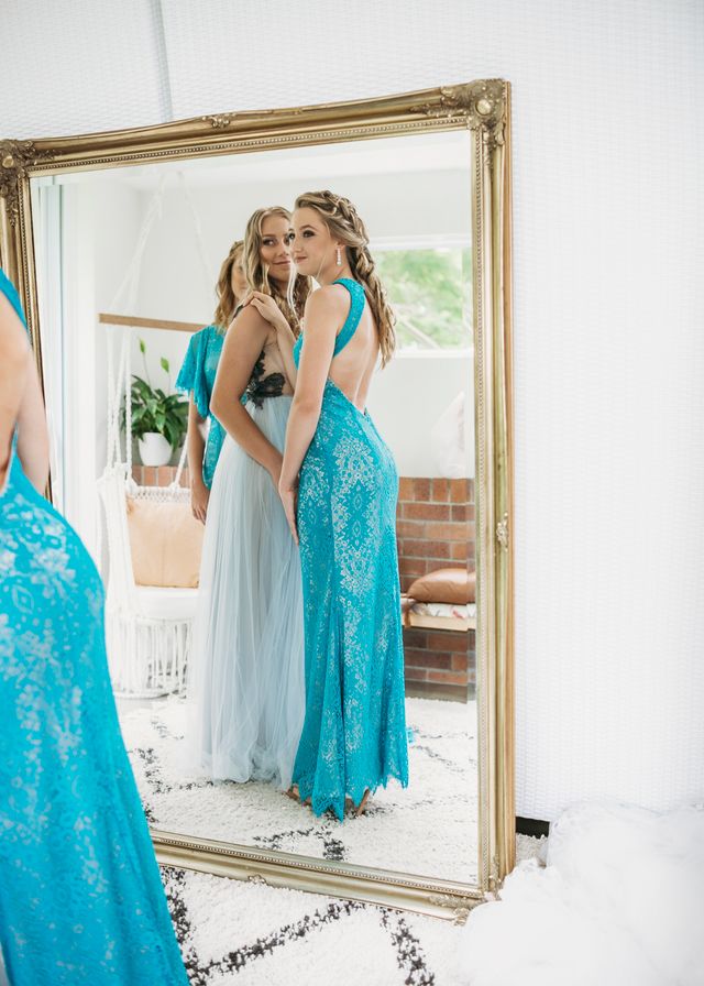 Emmanual Gown - Aqua | Sale