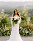 India Gown with Removable Long Sleeves