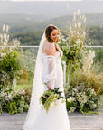 India Gown with Removable Long Sleeves
