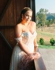 Imogen Gown - With Off the Shoulder Sleeves
