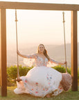 Lorelai Gown - with Detachable Swing sleeves