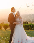 Lorelai Gown - with Detachable Swing sleeves
