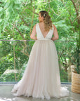 Hepburn Skirt in Champagne