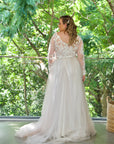 Hepburn Skirt in Champagne