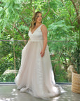 Hepburn Skirt in Champagne