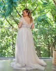 Hepburn Skirt in Champagne