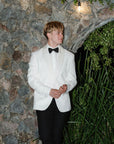 Bespoke Tux - Off White Tux with Black Pants