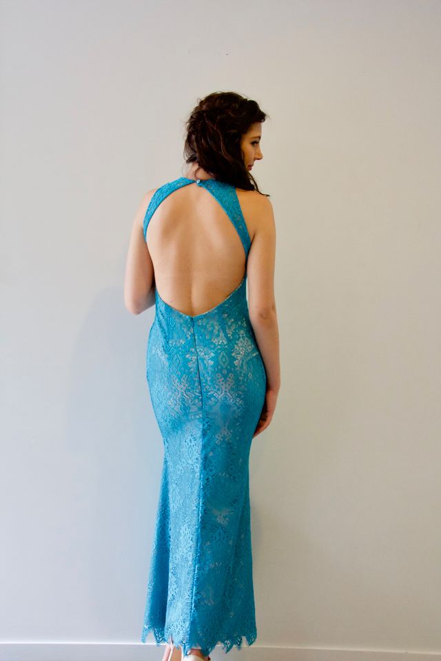 sachin and babi light blue dress Swing In & Out Of Love Aqua Skater Dress main image 1
