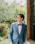 Bow Tie - Blue and Purple Floral