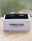Cufflinks - Black Onyx & Mother of Pearl