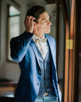 Bow Tie - Herringbone Champagne