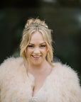 Marabou Jacket - Light Blush