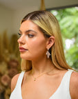 Petaline Earrings - Rose Gold