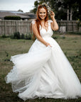 Nikita Gown with Lace | sample