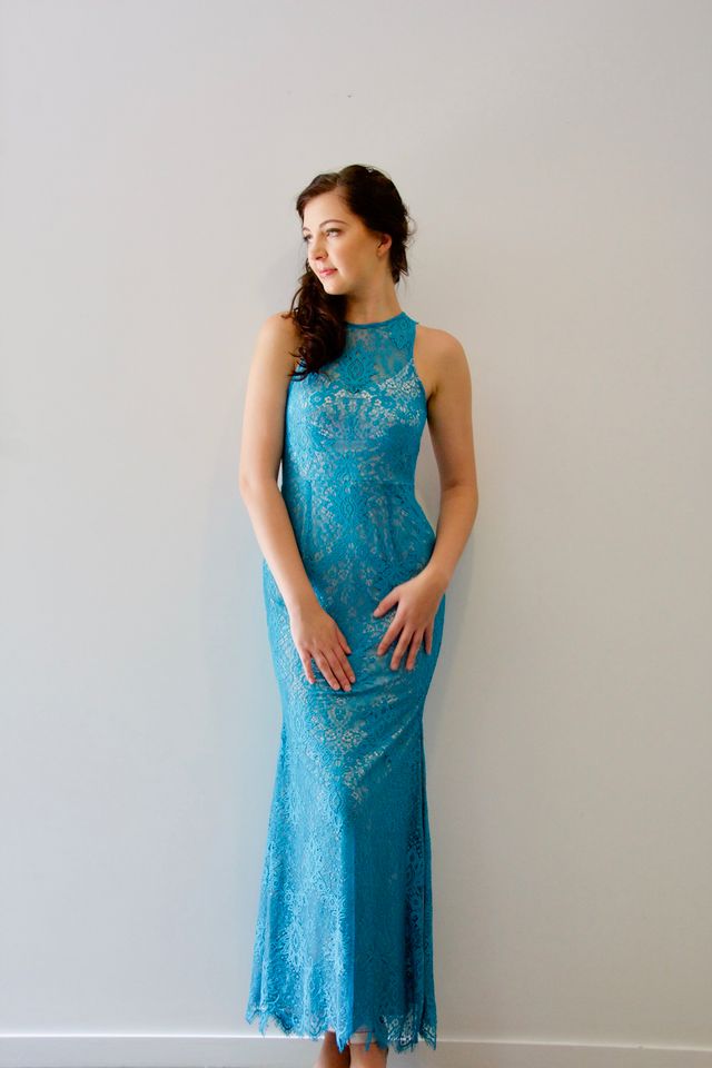 Emmanual Gown - Aqua | Sale
