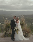 India Gown with Removable Long Sleeves