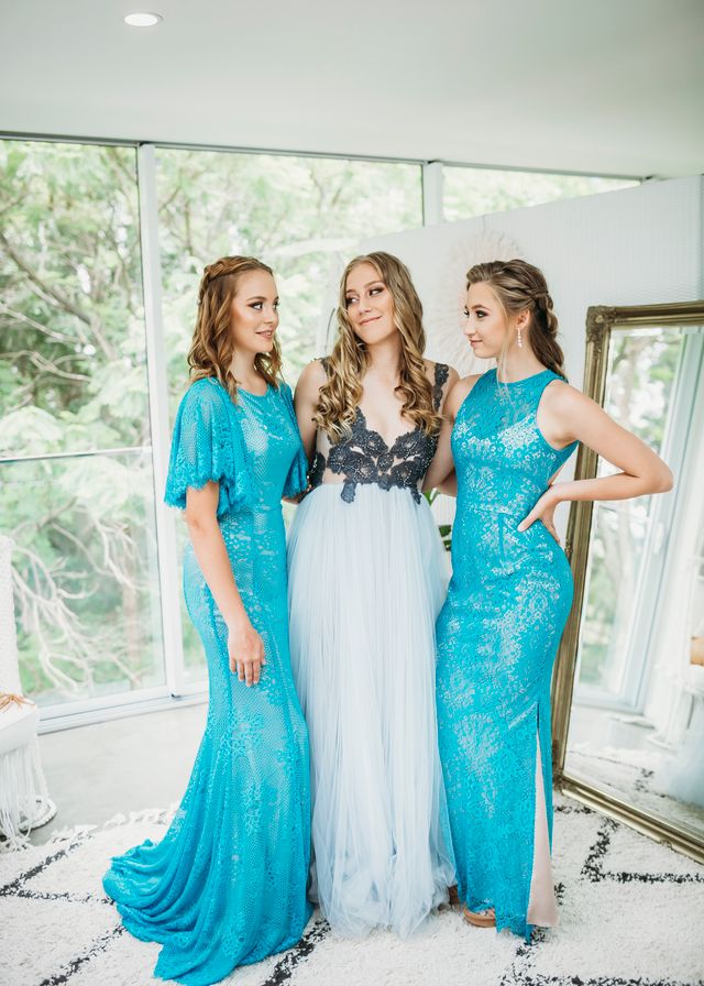 sachin and babi light blue dress AQUA GAIA GOWN  Aquino's Attire