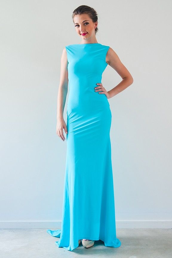 Anastasia Gown - Aqua | Sale