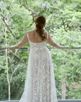 Imani Gown with Removable Sleeves | Sample