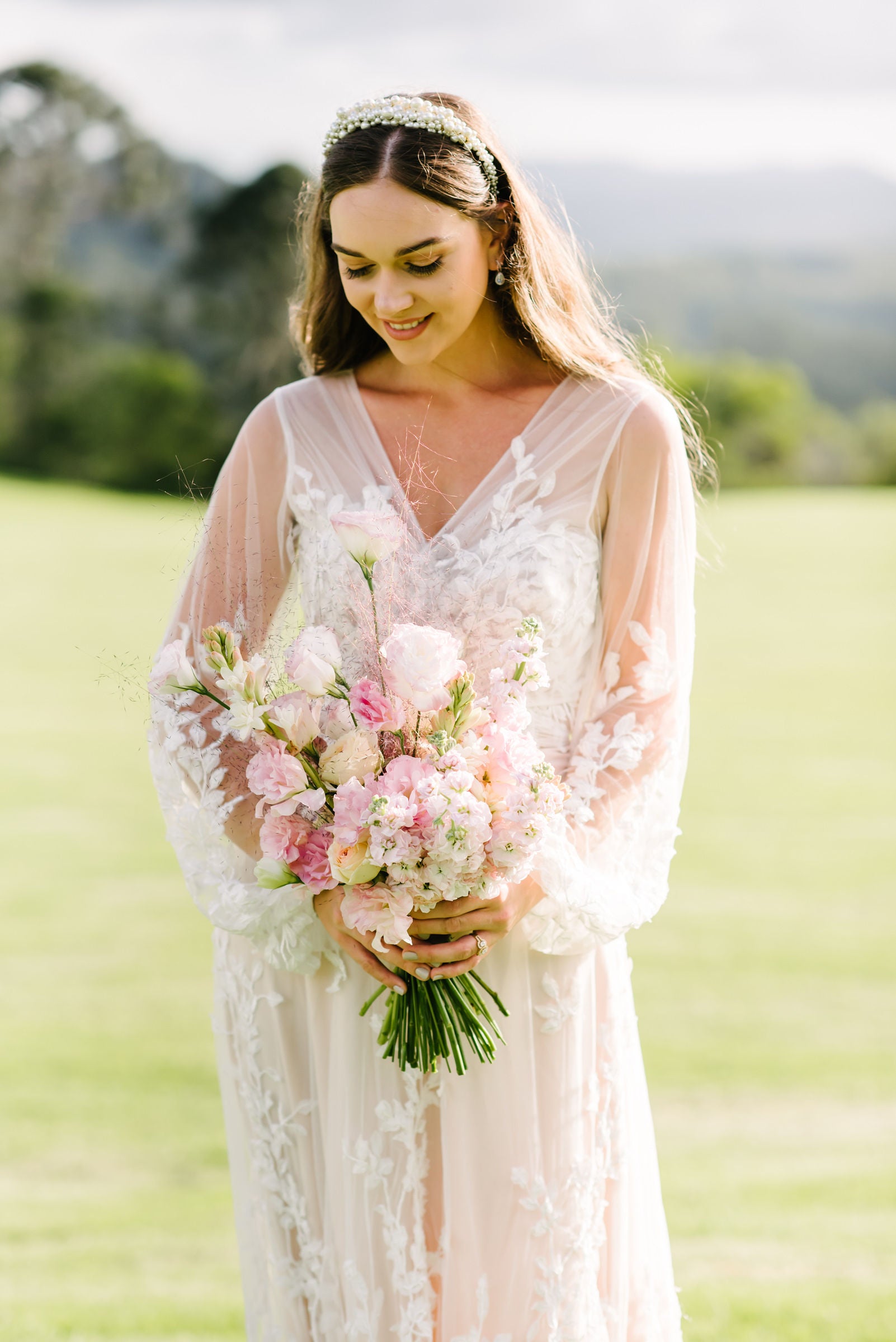 Two Piece Wedding Dress - Imogen Wrap Top