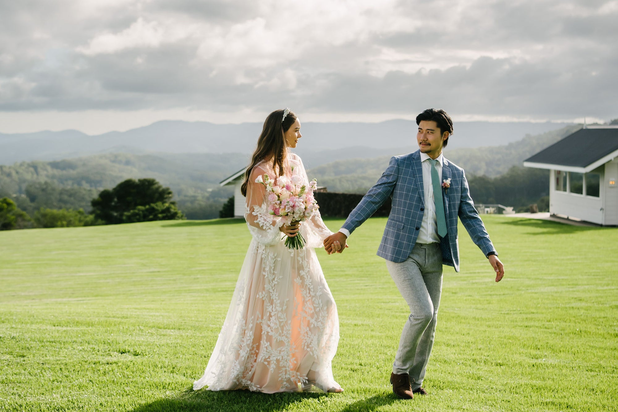 Two Piece Wedding Dress - Imogen Wrap Top