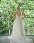 Two Piece Wedding Dress - Hepburn Skirt in Champagne