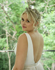 Two Piece Wedding Dress - Hepburn Skirt in Champagne