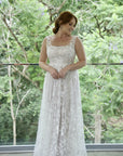 Imani Gown with Removable Sleeves | Sample