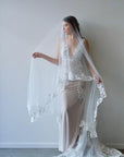 Belle Veil with Daniella Lace Trim - When Freddie met Lilly