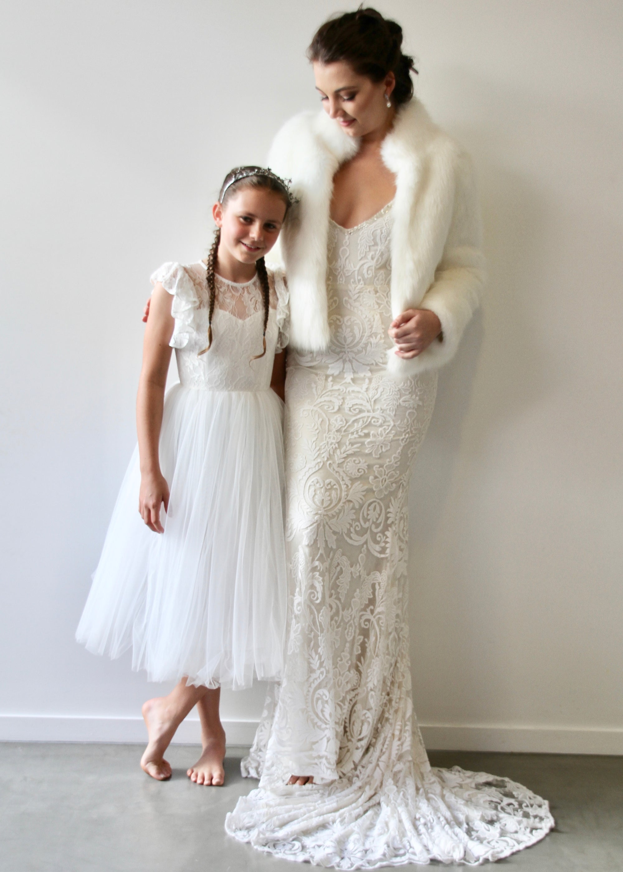 Fur Jacket - Off White - When Freddie met Lilly