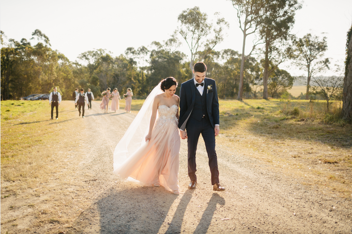 WFML REAL BRIDE: KAT & BEN - BESPOKE WEDDING GOWN DESIGN