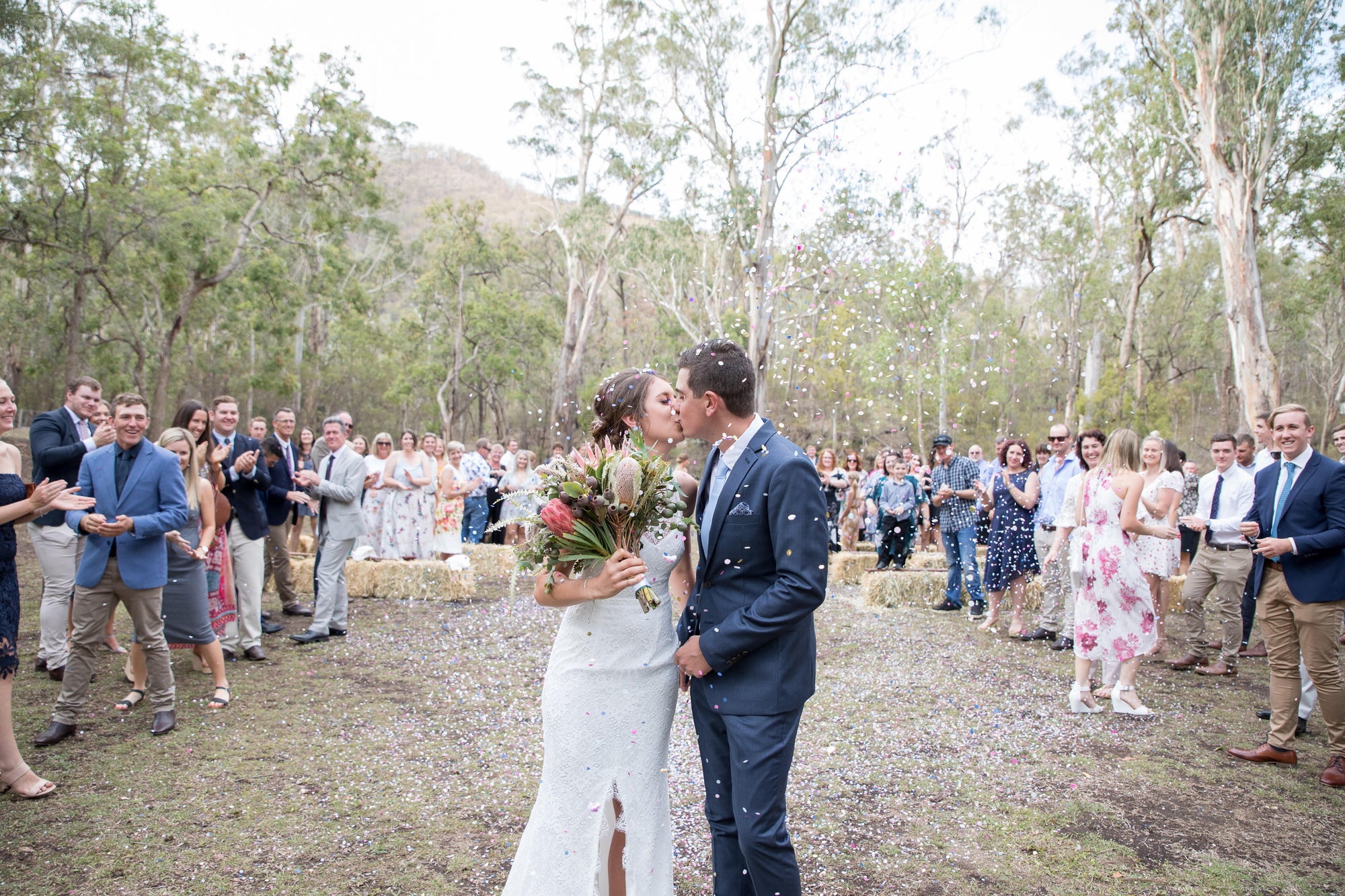 Tayla's WFML Real Wedding - Boho Wedding Dresses