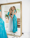 Emmanual Gown - Aqua | Sale