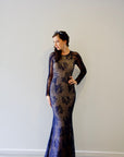 Blakely Gown - Navy | Sample