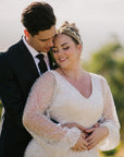 Halo Gown 2.0 with Oyster Underlay