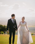 Halo Gown 2.0 with Oyster Underlay