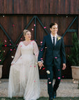Halo Gown 2.0 with Oyster Underlay
