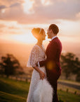 Houston Gown Off White - Light Blush