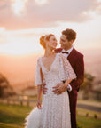 Houston Gown Off White - Light Blush