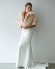 Lizzie Beth Poncho - Blush