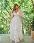 Gemma Gown with Milky Off White Underlay - When Freddie met Lilly