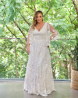 Gemma Gown with Milky Off White Underlay - When Freddie met Lilly