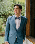 Bow Tie - Blue and Purple Floral