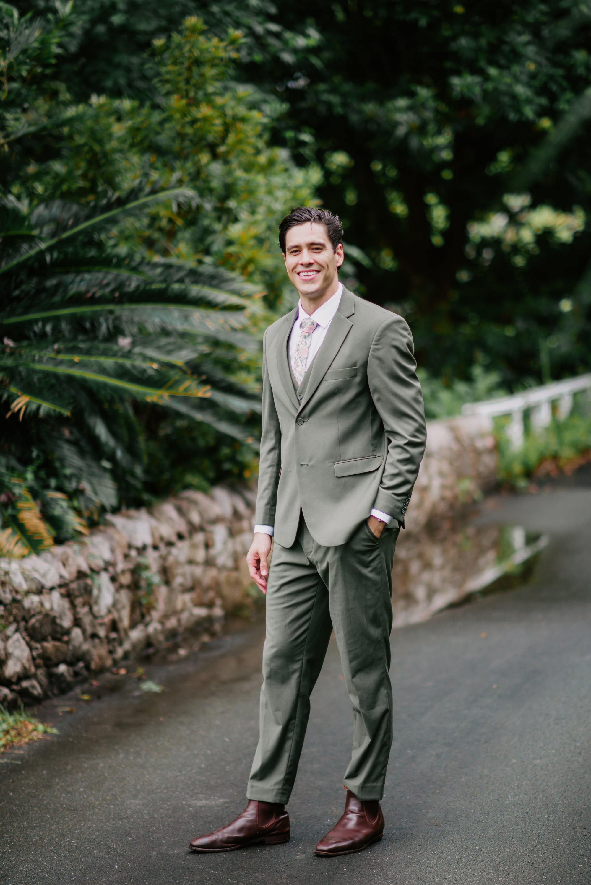 Bespoke Suit - Olive Green