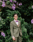 Bow Tie - Hot Pink Patterned