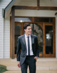 Satin Skinny Tie - Black