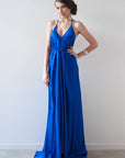 Xanadu Gown in Silk - Electric Blue | Sale