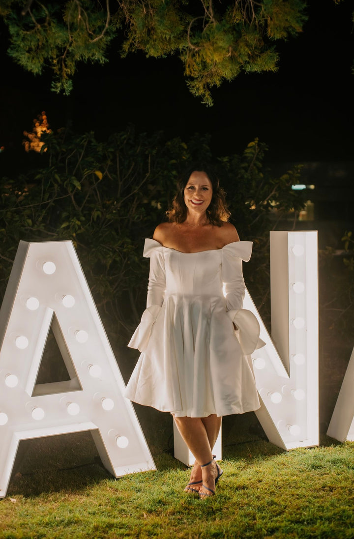 White silk dresses