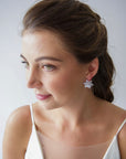 Liana Starburst Earrings - Silver